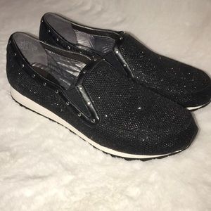 Slip On Glitter Sneakers